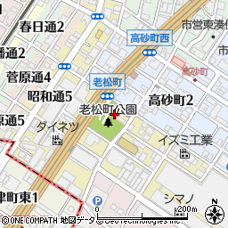 湊校区地域会館周辺の地図