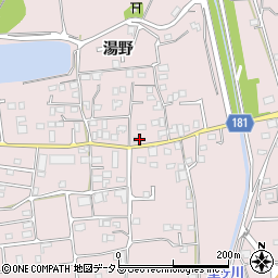 広島県福山市神辺町湯野1082-2周辺の地図