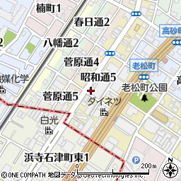 大阪府堺市堺区昭和通5丁77周辺の地図