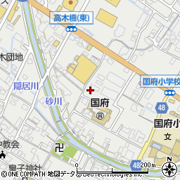 広島県府中市高木町575周辺の地図