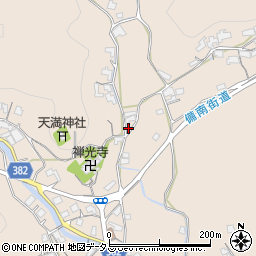 岡山県浅口市金光町上竹513周辺の地図