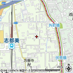 奈良県香芝市上中461-3周辺の地図