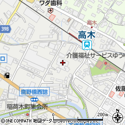 広島県府中市高木町713周辺の地図