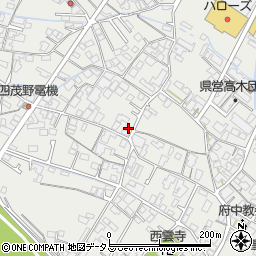 広島県府中市高木町1607周辺の地図