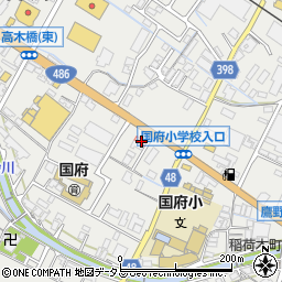広島県府中市高木町545周辺の地図