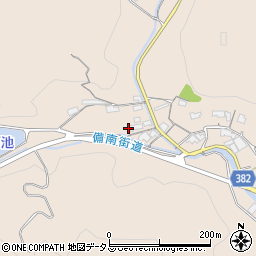 岡山県浅口市金光町上竹2124周辺の地図