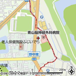 カーコンビニ倶楽部藤井寺野中店周辺の地図