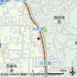 奈良県香芝市上中451周辺の地図