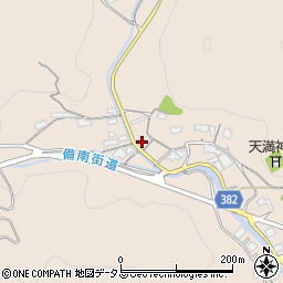 岡山県浅口市金光町上竹2185周辺の地図