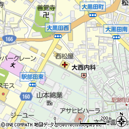 西松屋松阪大黒田店周辺の地図