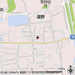 広島県福山市神辺町湯野1042周辺の地図