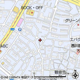 堺市第56ー08号公共緑地周辺の地図