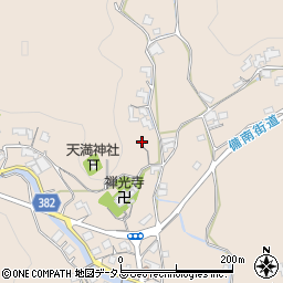 岡山県浅口市金光町上竹516周辺の地図