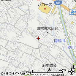 広島県府中市高木町457周辺の地図