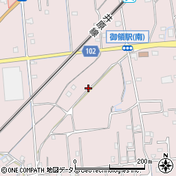 広島県福山市神辺町下御領周辺の地図