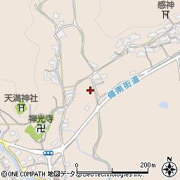 岡山県浅口市金光町上竹331周辺の地図