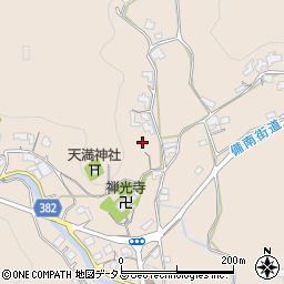 岡山県浅口市金光町上竹518周辺の地図