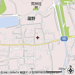 広島県福山市神辺町湯野1074-2周辺の地図