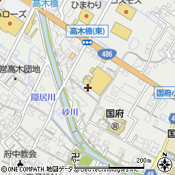 広島県府中市高木町520-7周辺の地図