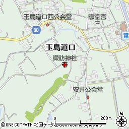 諏訪神社周辺の地図