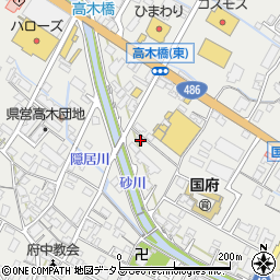 広島県府中市高木町518周辺の地図