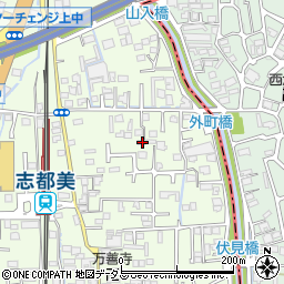 奈良県香芝市上中465-6周辺の地図