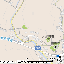 岡山県浅口市金光町上竹2175周辺の地図