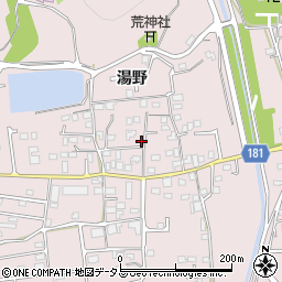 広島県福山市神辺町湯野1052周辺の地図