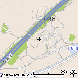 岡山県浅口市金光町上竹1633周辺の地図