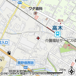 広島県府中市高木町664周辺の地図