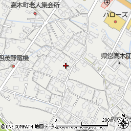 広島県府中市高木町1605周辺の地図