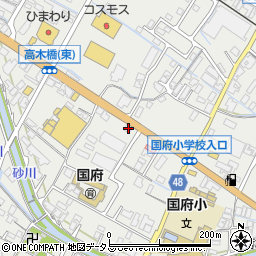 広島県府中市高木町541-2周辺の地図