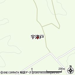 広島県世羅郡世羅町宇津戸周辺の地図