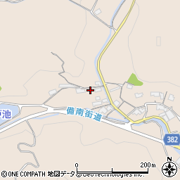 岡山県浅口市金光町上竹2116周辺の地図