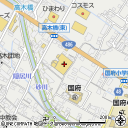 広島県府中市高木町522周辺の地図