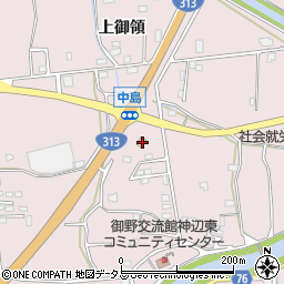 広島県福山市神辺町上御領206周辺の地図