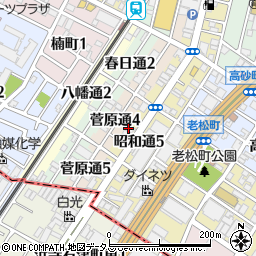 大阪府堺市堺区昭和通5丁72周辺の地図