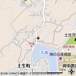 広島県府中市土生町981周辺の地図