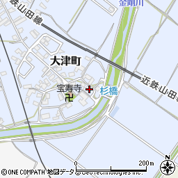 三重県松阪市大津町1097周辺の地図