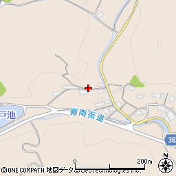 岡山県浅口市金光町上竹1423周辺の地図