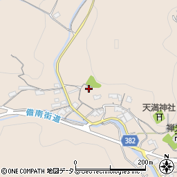 岡山県浅口市金光町上竹2195周辺の地図