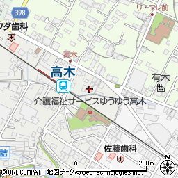 広島県府中市高木町35周辺の地図