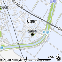 三重県松阪市大津町1093-4周辺の地図