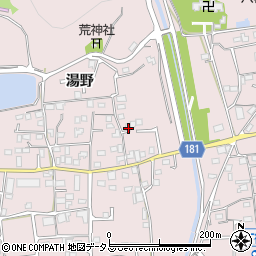 広島県福山市神辺町湯野1116-3周辺の地図