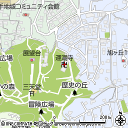 運潮寺周辺の地図