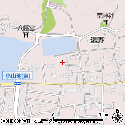 広島県福山市神辺町湯野1155-1周辺の地図