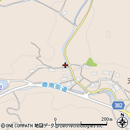岡山県浅口市金光町上竹1425周辺の地図
