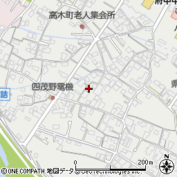 広島県府中市高木町1588周辺の地図