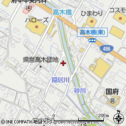 広島県府中市高木町496周辺の地図