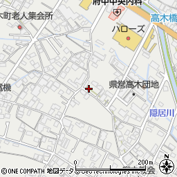 広島県府中市高木町440周辺の地図